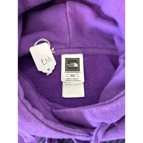 The North Face Retro Logo Hooded Sweatshirt, Purple Women's Medium - Picture 3 of 5